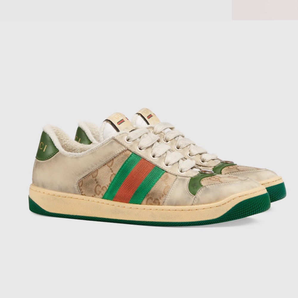 BRAND NEW NEVER WORN Gucci Screener Leather Sneaker retails for $1,020